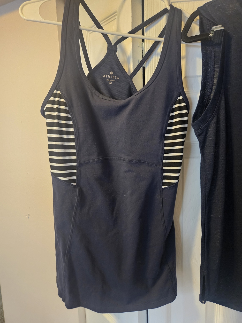 Athleta Navy Tank Top Duo- Medium - Picture 6 of 8